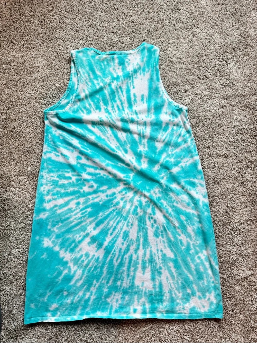 J.Crew Tie Dye Tank Dress Size Small Sleeveless Casual Summer - Picture 6 of 7
